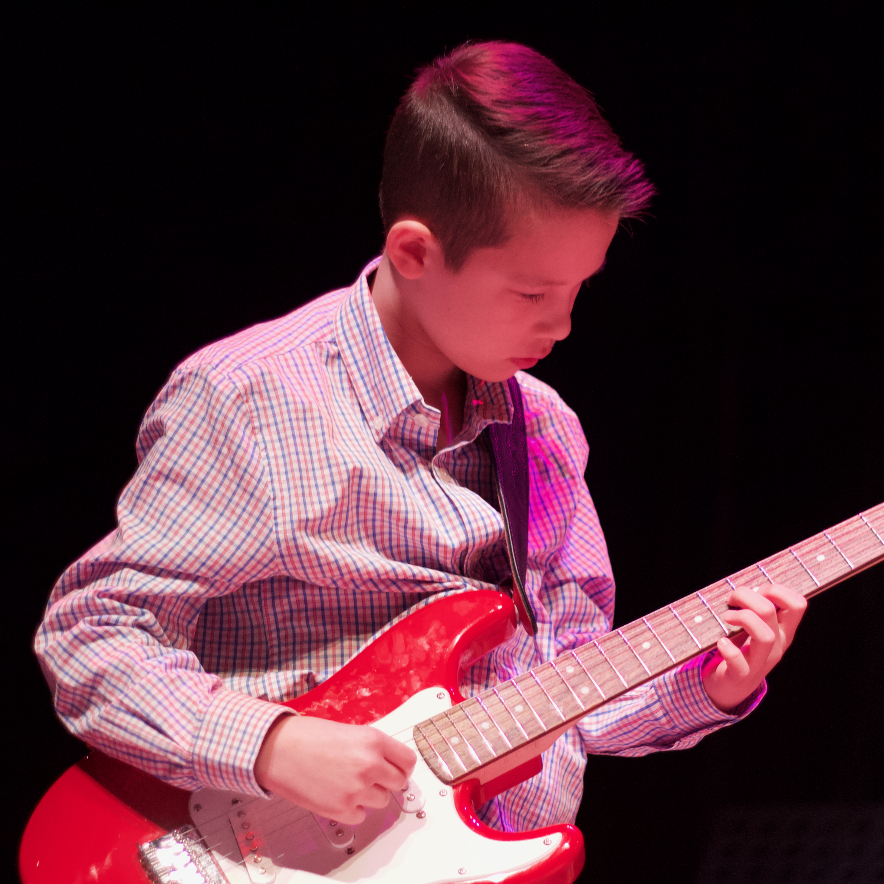 guitar student performance
